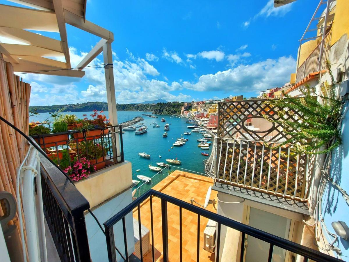 Monolocale Azzurro Procida Leilighet Eksteriør bilde